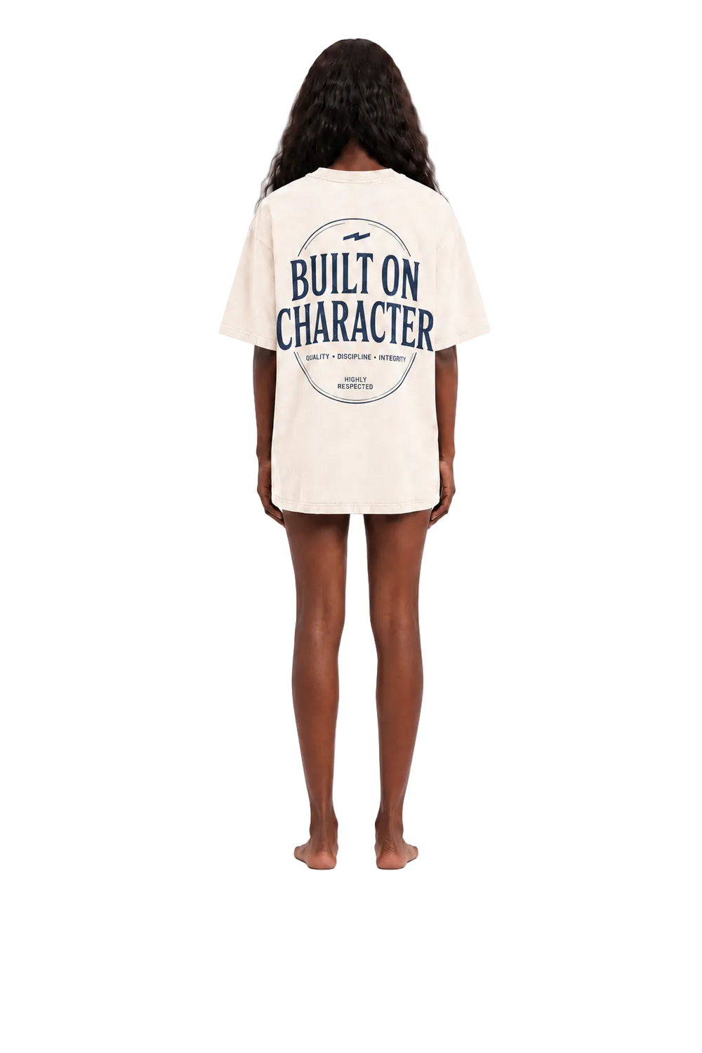 Camiseta "Built on Character"