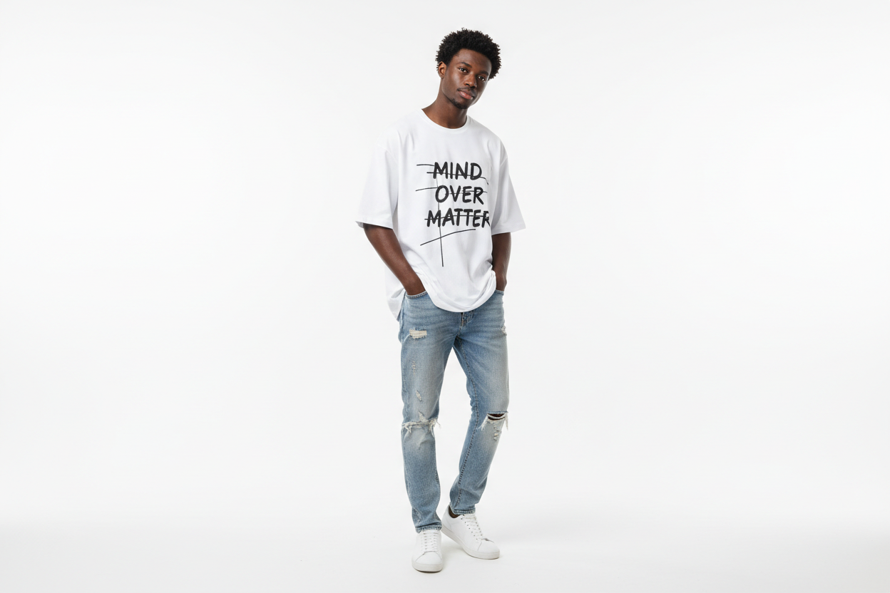 Oversized HR™️ Tee on Model