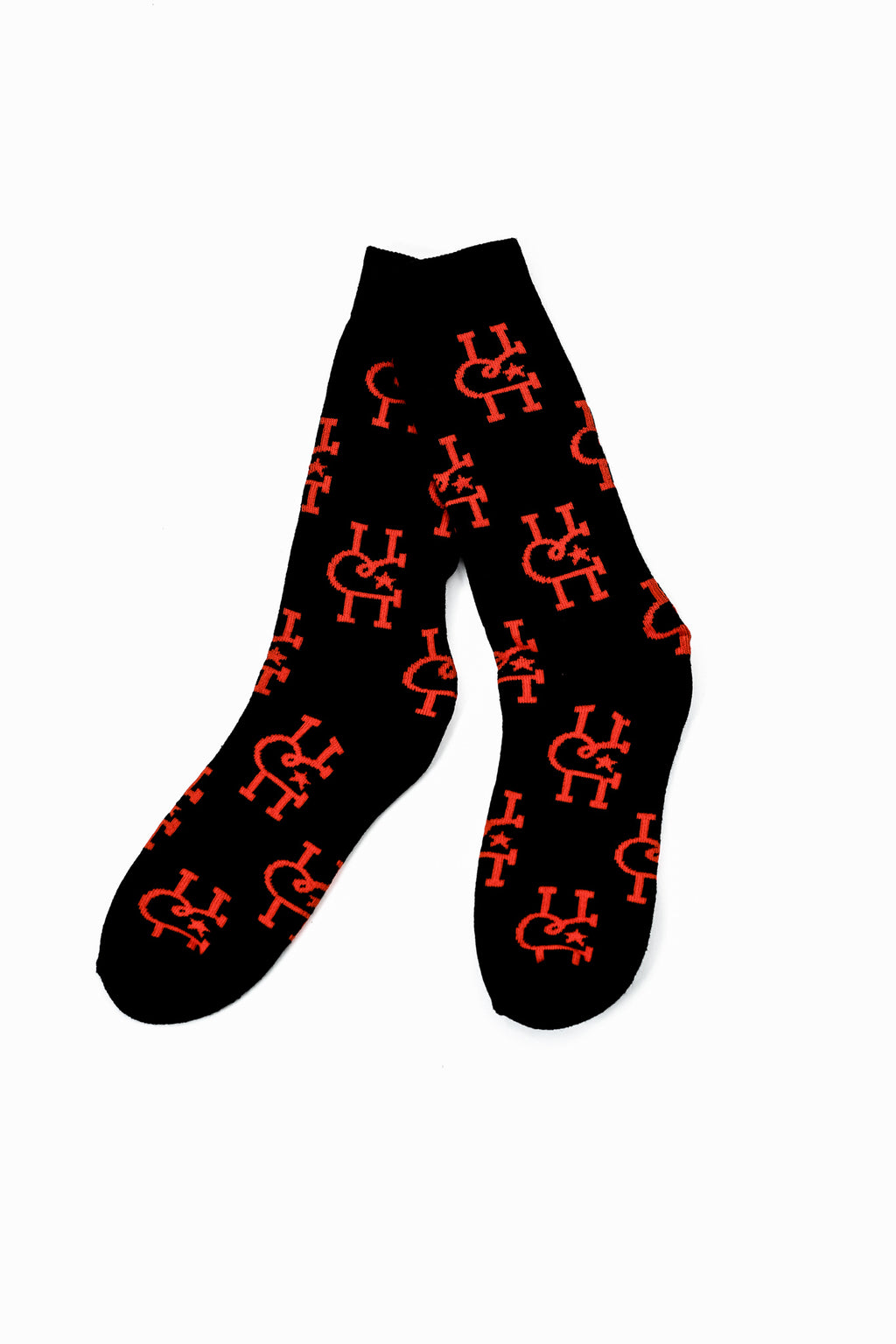 HR Black~Red Socks