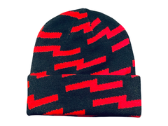 Black/Red Beanie