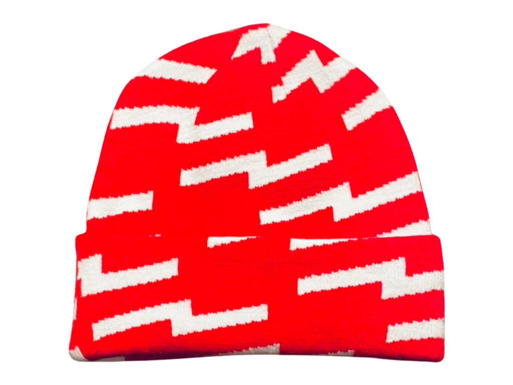 Red/White Beanie