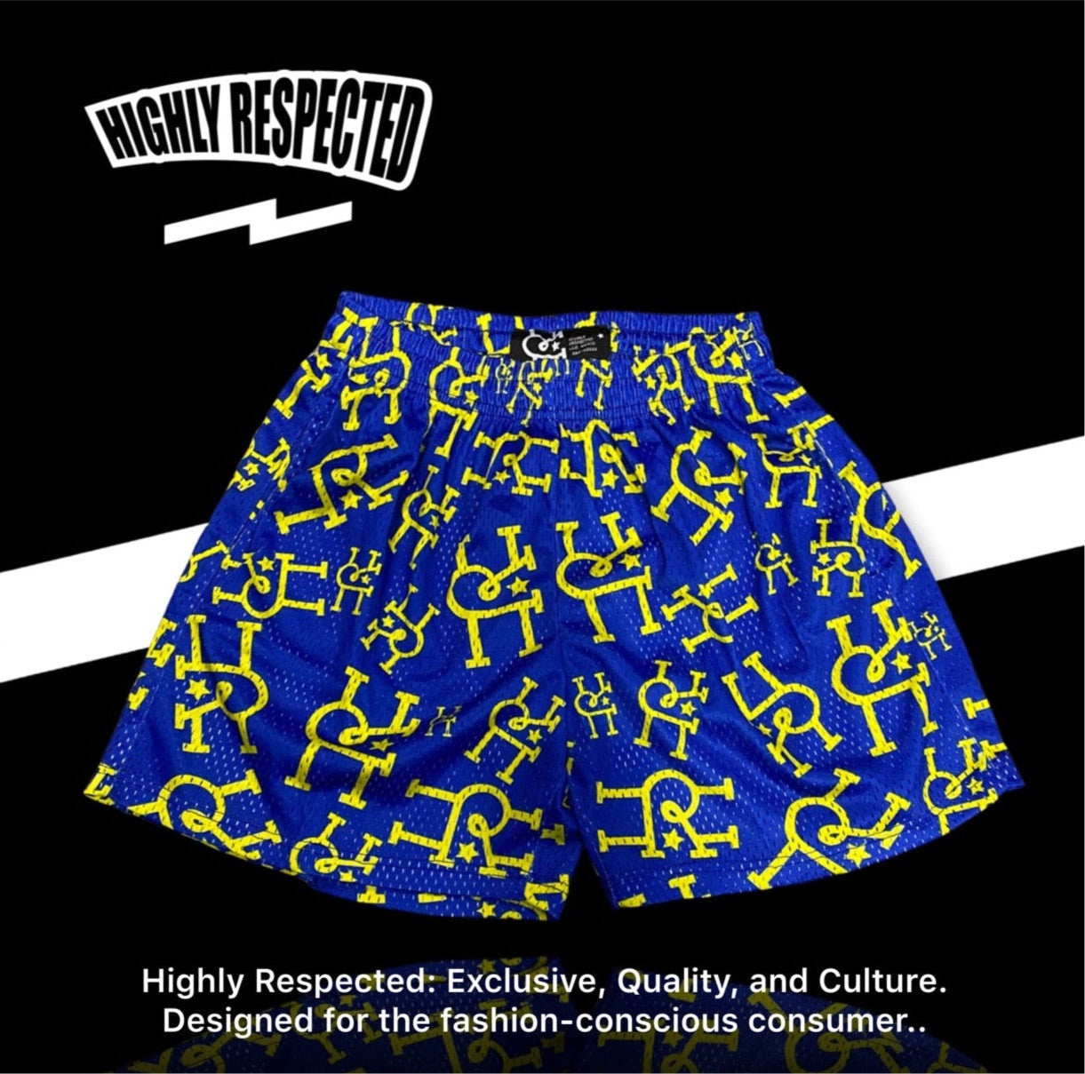 HR™️ Mesh Shorts • Blue